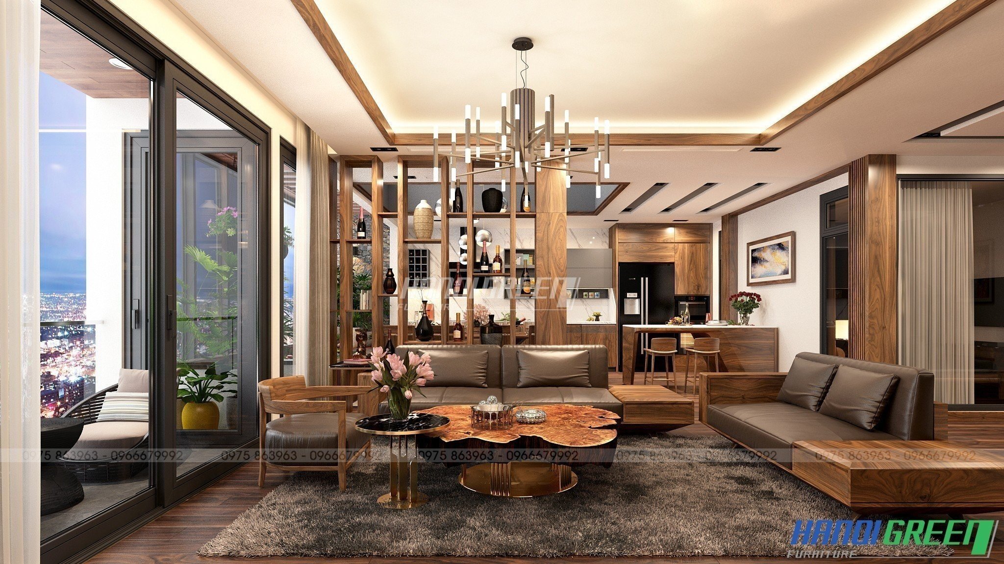 Thiết kế và thi công Duplex Central Park – 44 Yên Phụ
