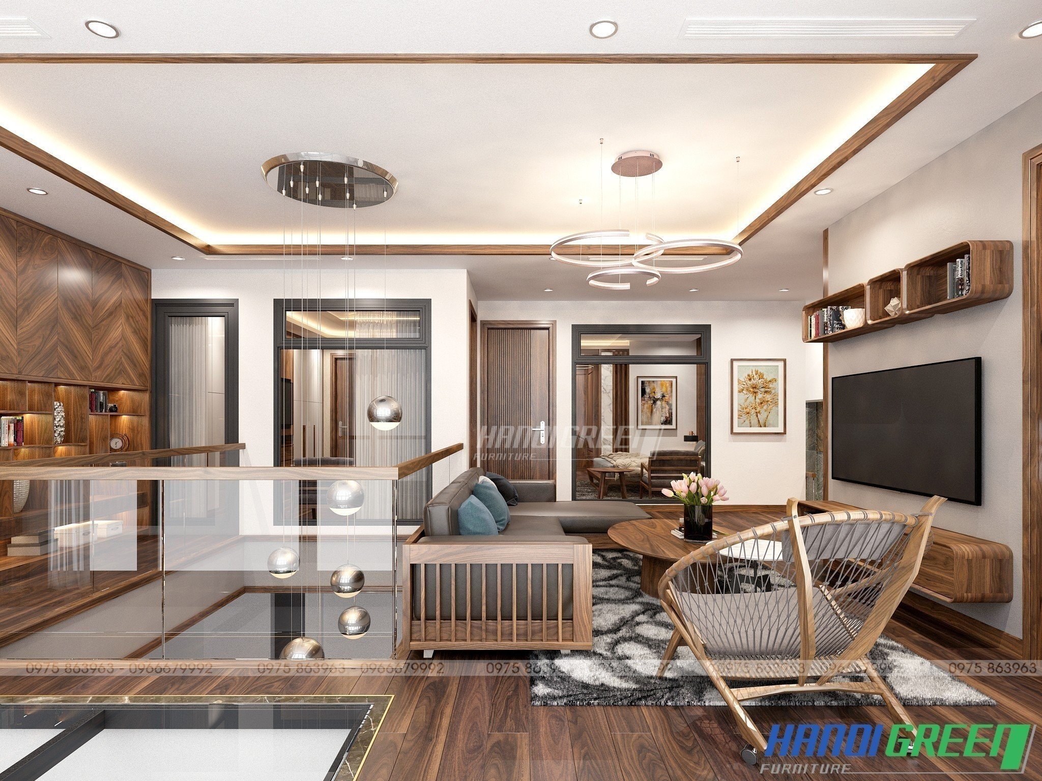 Thiết kế và thi công Duplex Central Park – 44 Yên Phụ