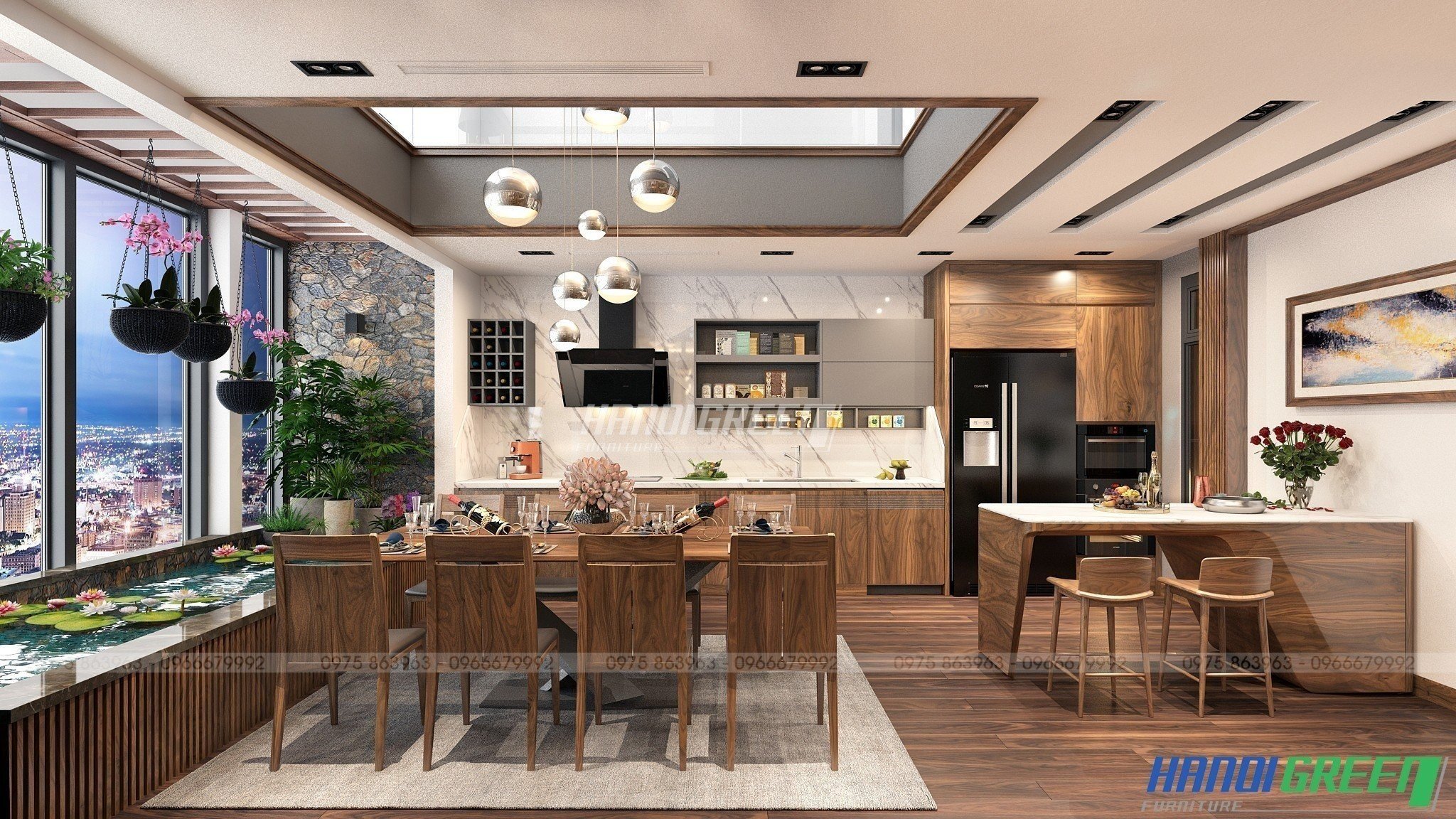 Thiết kế và thi công Duplex Central Park – 44 Yên Phụ