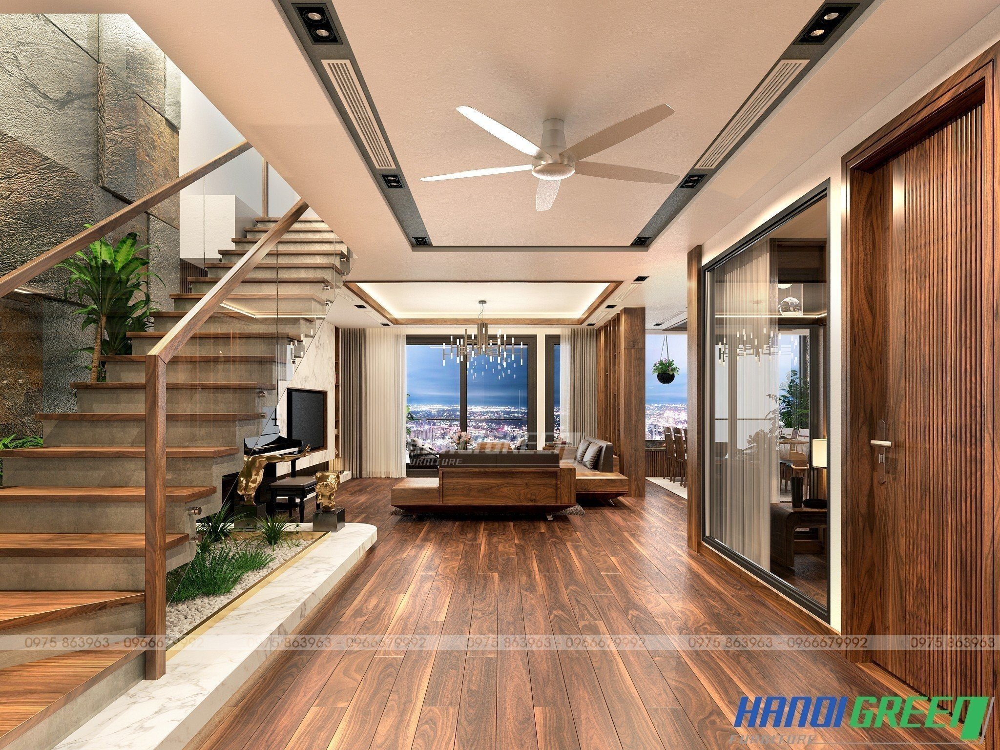 Thiết kế và thi công Duplex Central Park – 44 Yên Phụ