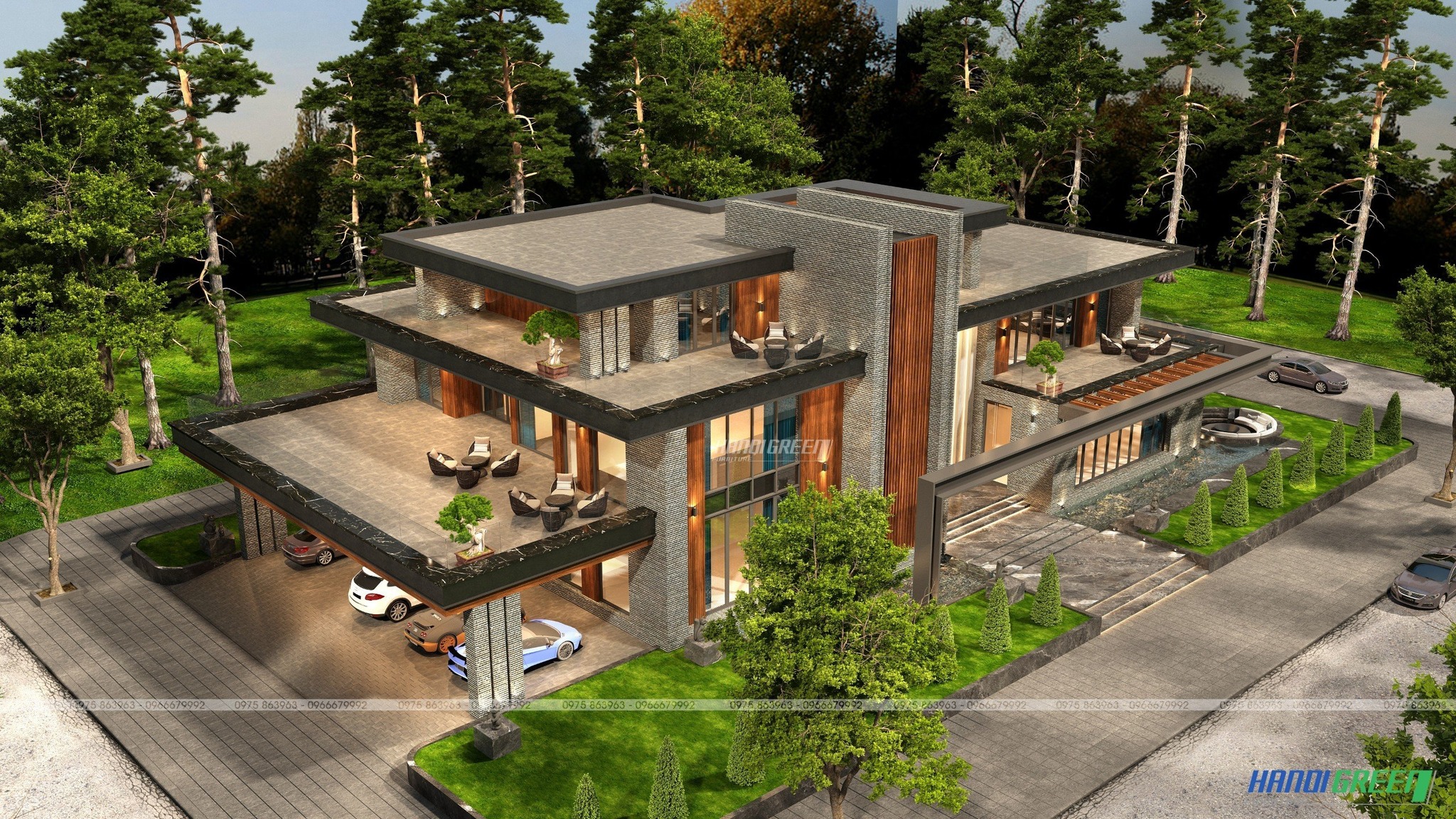Concept Biệt Thự Đảo Lớn Ecopark