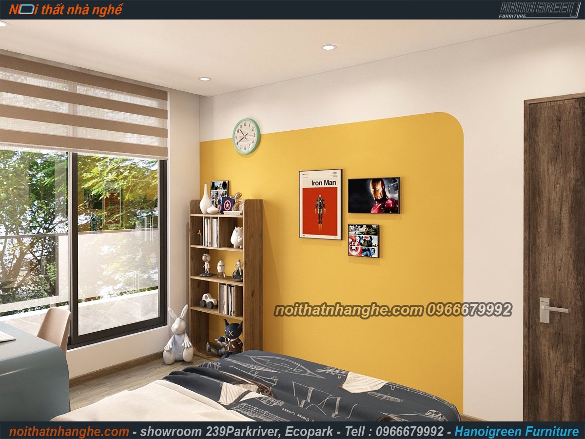 NỘI THẤT CĂN 03 NGỦ HAVEN TRỤC 01 CỰC CHẤT LƯỢNG VỚI GỖ ÓC  CHÓ BẮC MỸ