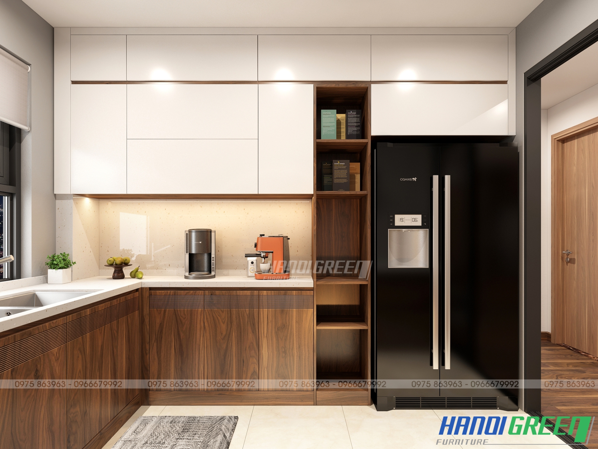 Bếp gỗ óc chó