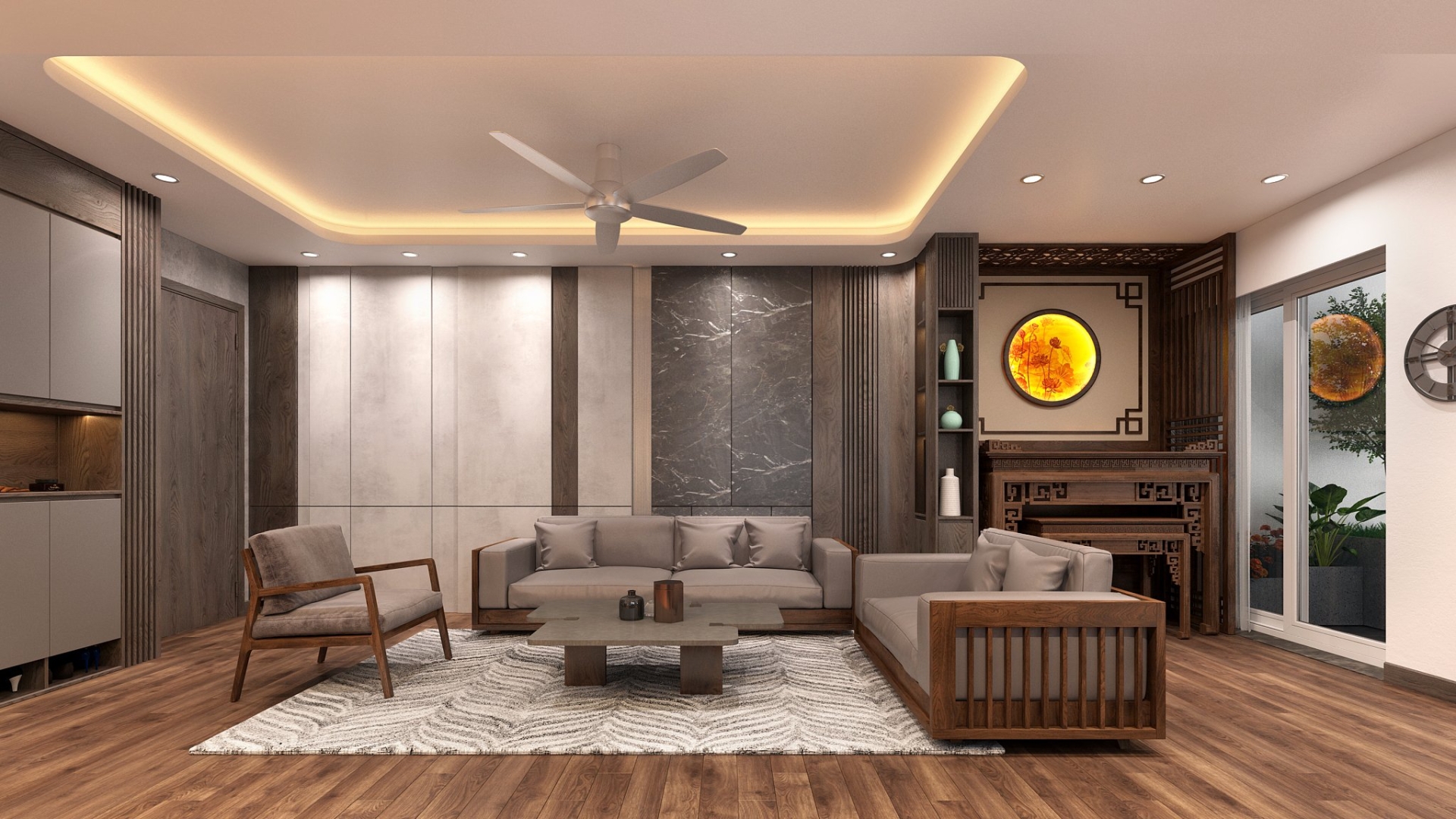 Thiết kế căn hộ chung cư 150m2 Rừng Cọ