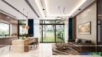 Bếp Gỗ Óc Chó Hiện Đại Biệt Thự Đảo 3 Ecopark