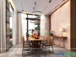 Thiết kế Nội thất gỗ Óc chó căn 600m2 Biệt Thự Đảo Ecopark