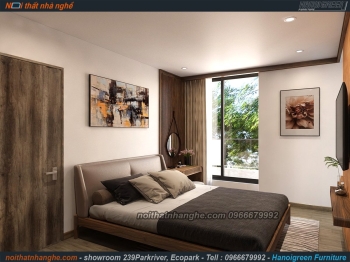 NỘI THẤT CĂN 03 NGỦ HAVEN TRỤC 01 CỰC CHẤT LƯỢNG VỚI GỖ ÓC  CHÓ BẮC MỸ