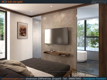 NỘI THẤT CĂN 03 NGỦ HAVEN TRỤC 01 CỰC CHẤT LƯỢNG VỚI GỖ ÓC  CHÓ BẮC MỸ