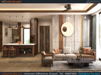 NỘI THẤT CĂN 03 NGỦ HAVEN TRỤC 01 CỰC CHẤT LƯỢNG VỚI GỖ ÓC  CHÓ BẮC MỸ