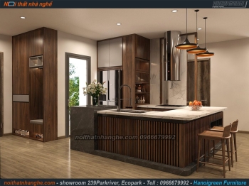 NỘI THẤT CĂN 03 NGỦ HAVEN TRỤC 01 CỰC CHẤT LƯỢNG VỚI GỖ ÓC  CHÓ BẮC MỸ