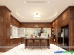 Bếp gỗ óc chó